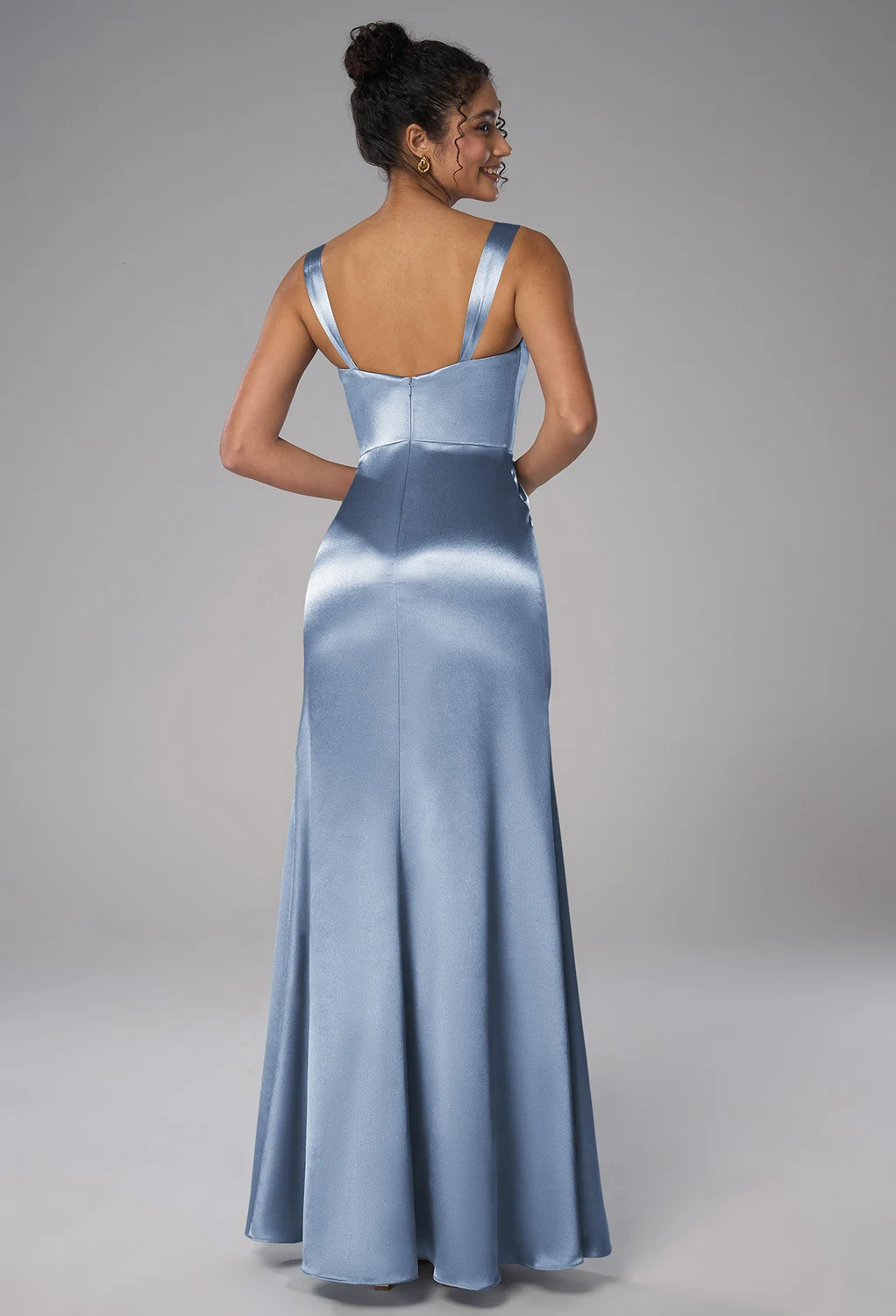 AW Bridie Dusty Blue  Wedding Guest Dresses